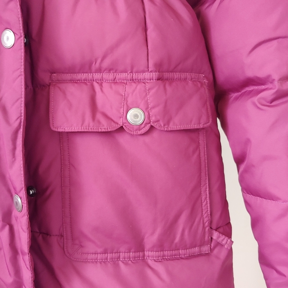 Columbia Girls Snow Escape Hooded Winter Down Puffer Long Jacket Size 14 / 16 - Picture 10 of 16